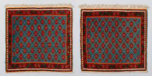 Pair of small Persian AFSHAR rugs - Pahlavi period - nr. 481-482 -